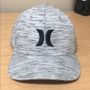 Hurley Logo Hat Sz L / XL Heathered Gray